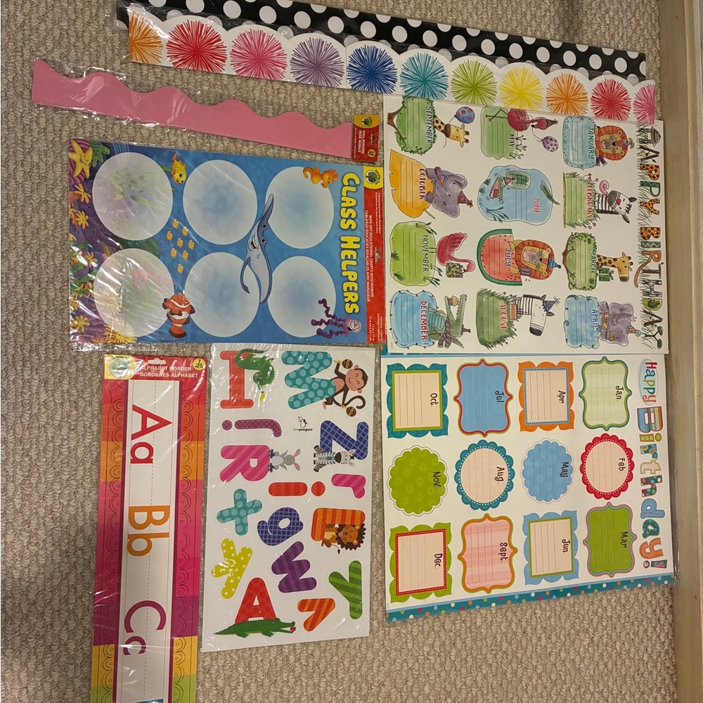Colorful Classroom Decoration Set